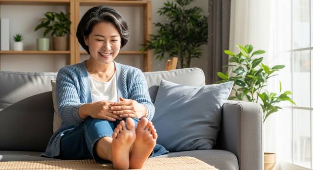 발톱 무좀 치료 후 건강한 발톱 회복