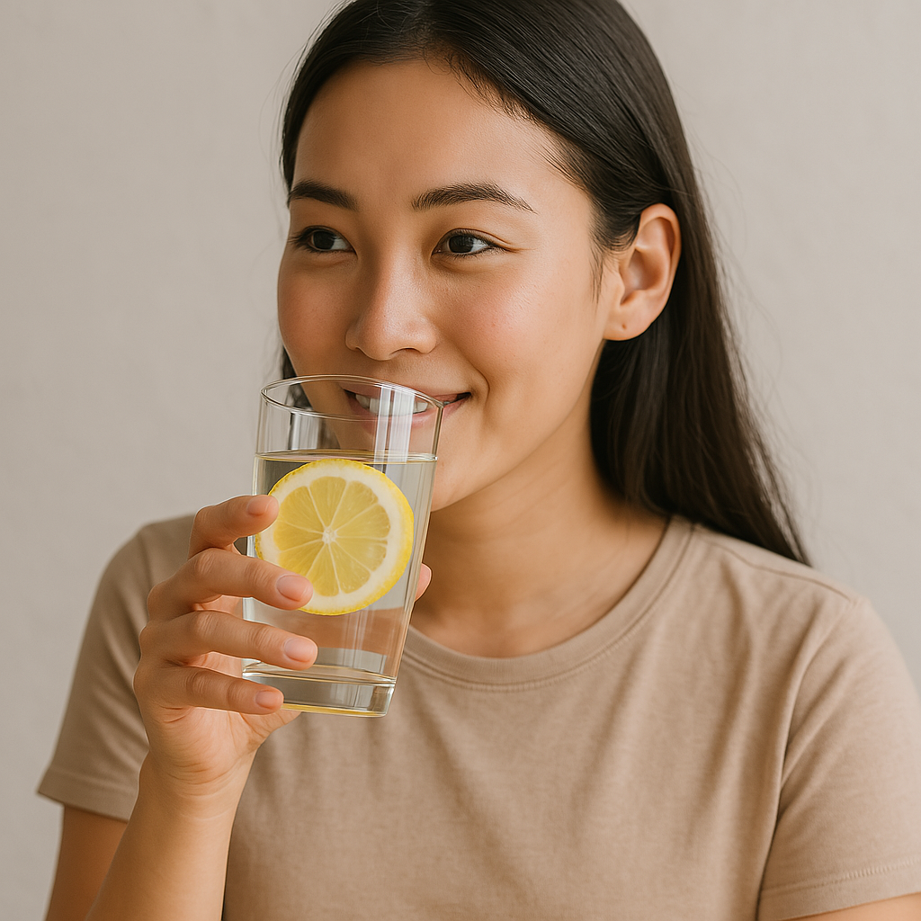레몬수 복용