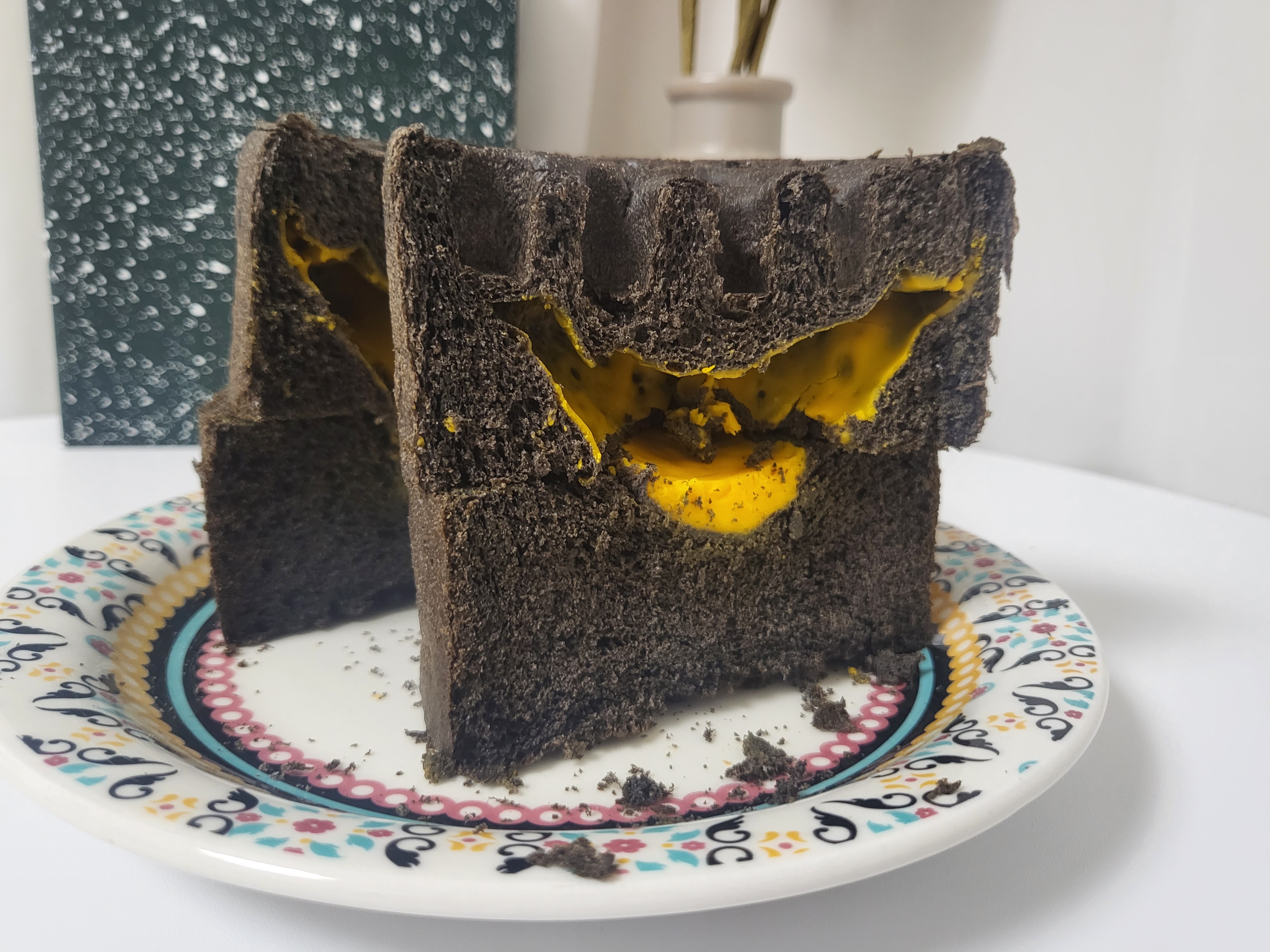 솔보 쌀연탄빵 단면