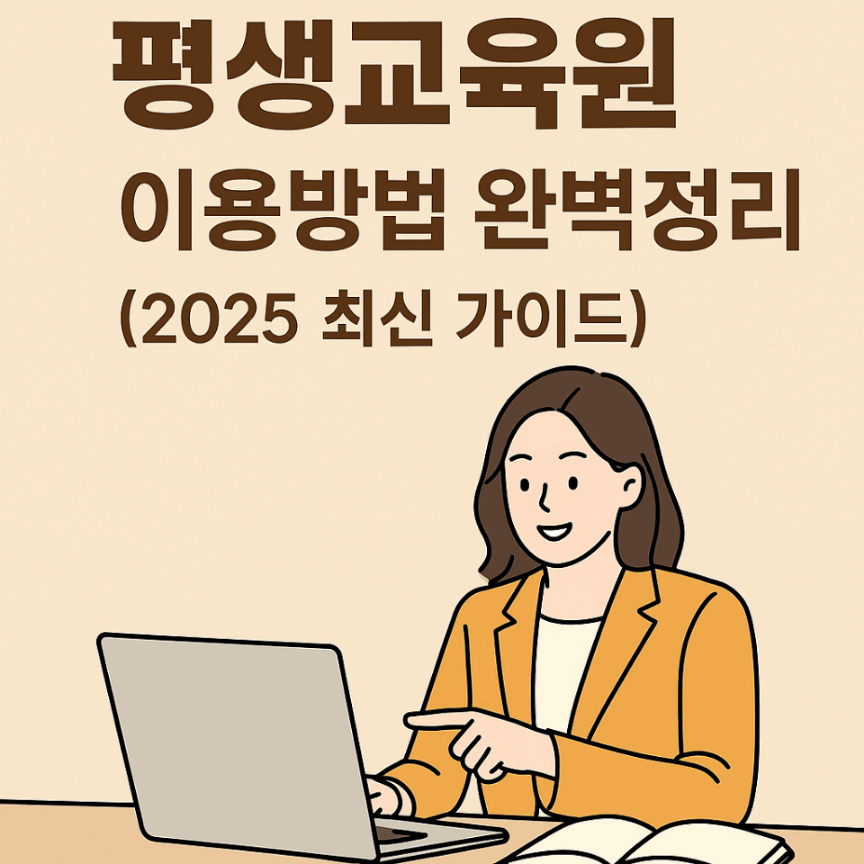평생 교육원 이용방법 총정리