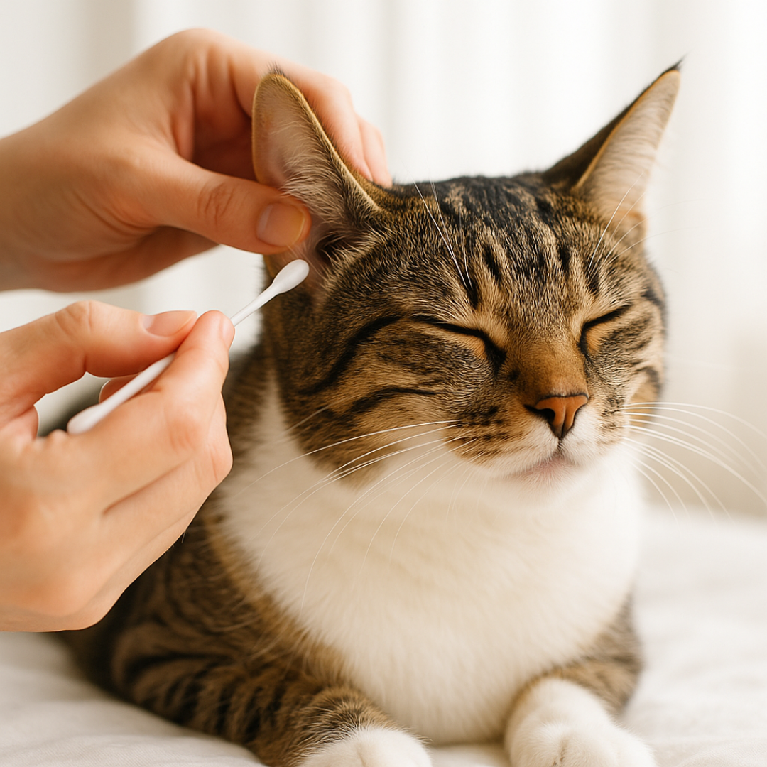 고양이 귀 청소3