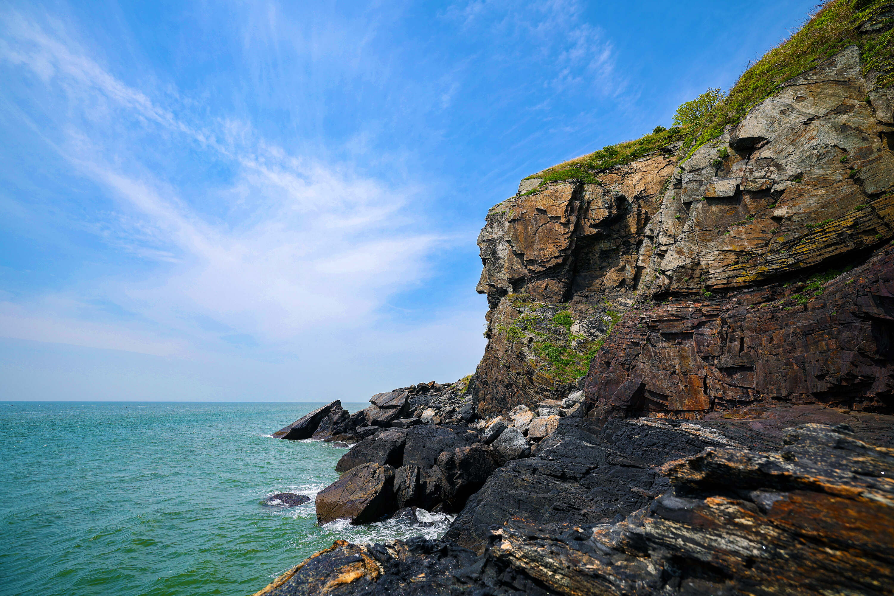 연평도 얼굴바위