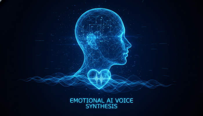 감정 표현이 가능한 AI 음성 합성 기술을 시각화한 사운드 웨이브 이미지