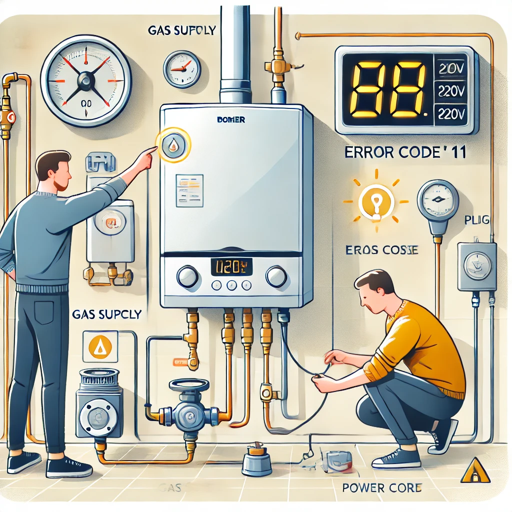 린나이 보일러 고장증상