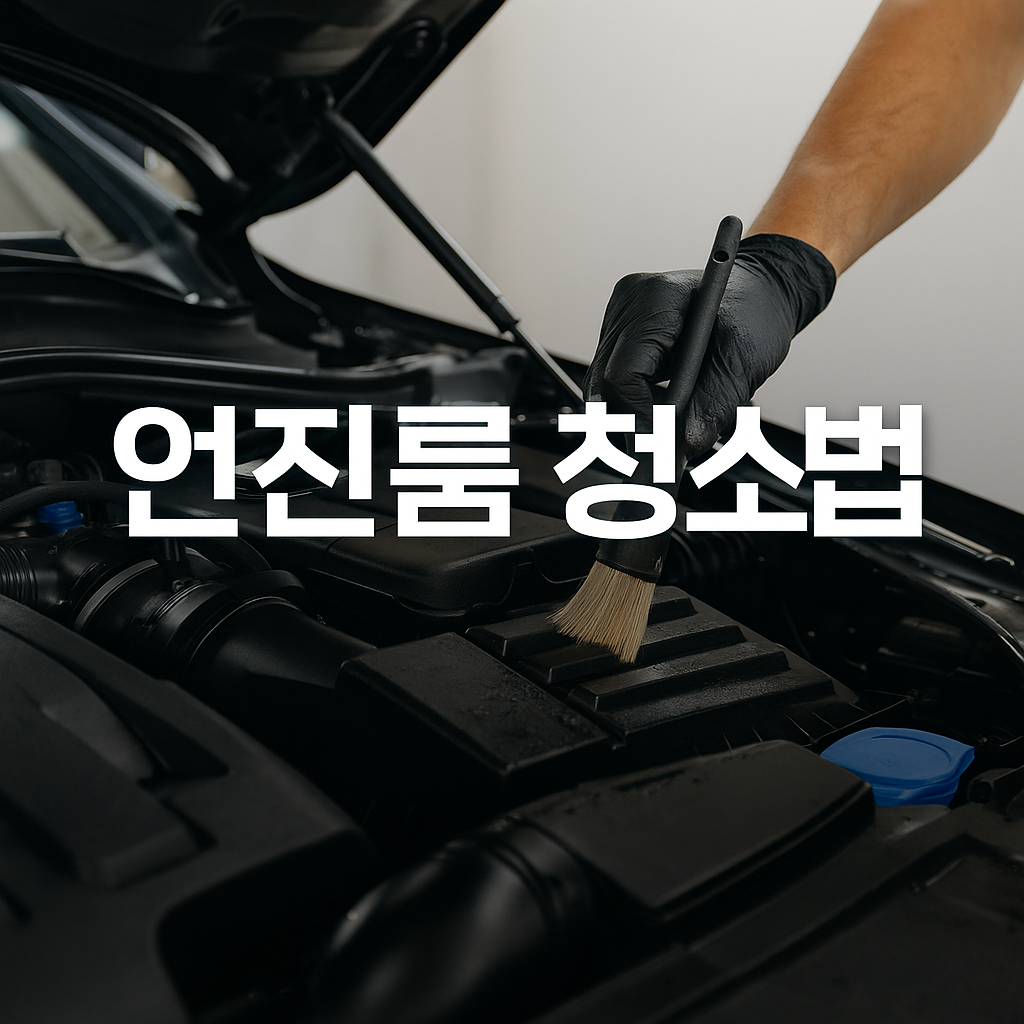 엔진룸 청소 방법과 주의사항