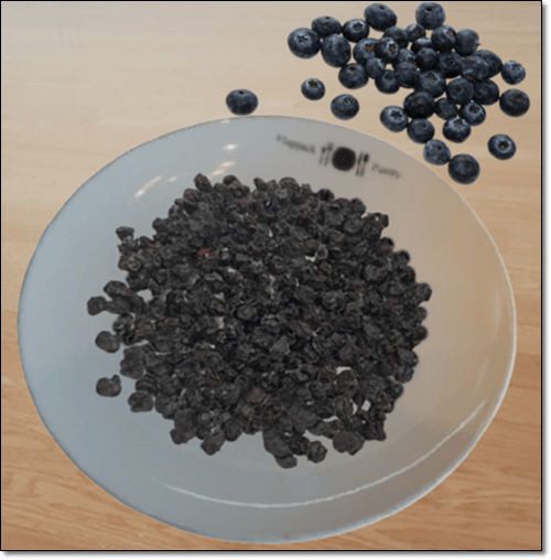 건블루베와 생블루베리