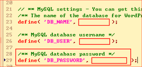 wp-config.php 수정