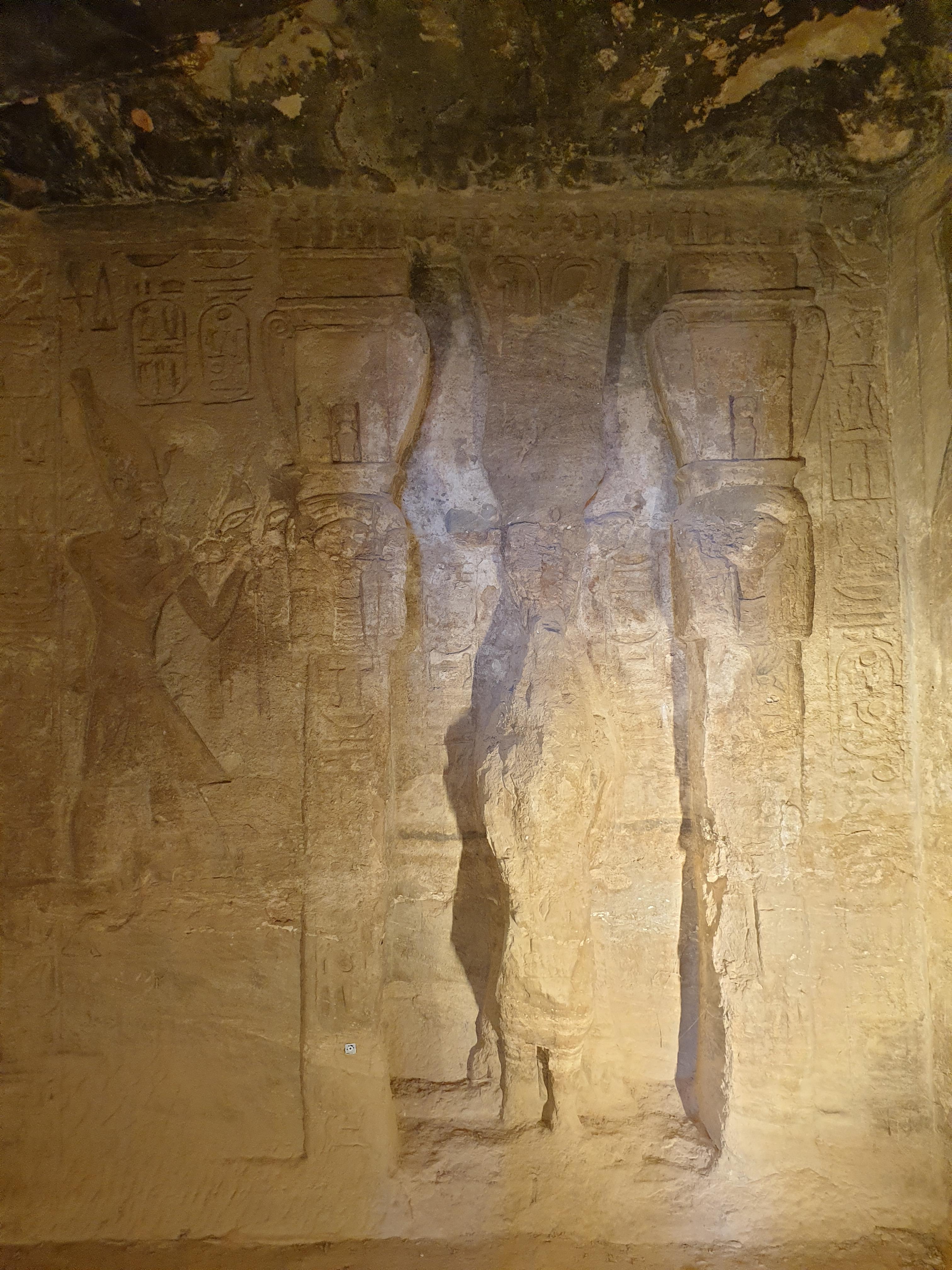 아부심벨 대신전 내부 벽화