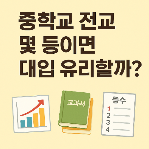 서울&middot;경기 학군지 중학교 성적 몇 등이면 대입 유리할까?