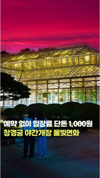 창경궁 야간개장 물빛연화 창경궁 야간개장 인터넷예매 예매 요령_19