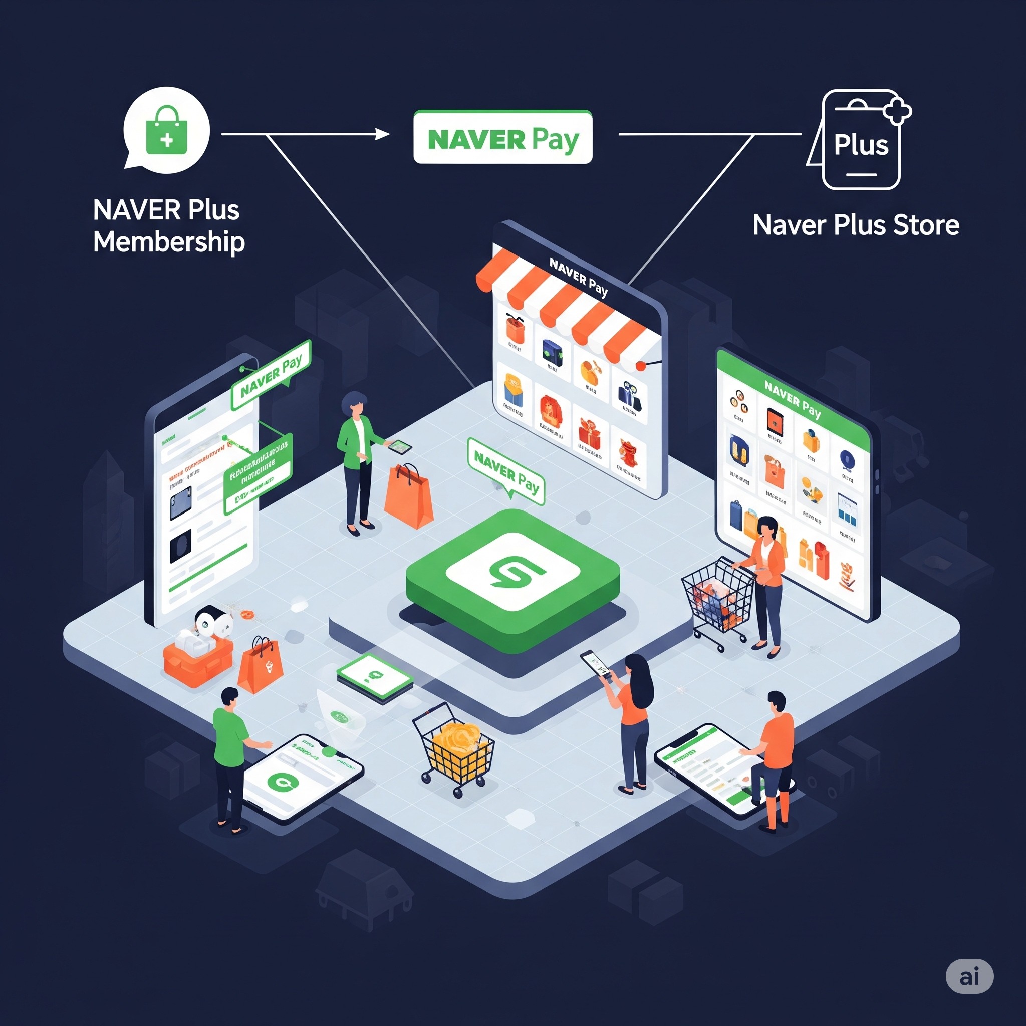 네이버페이와 네이버플러스스토어 시너지
