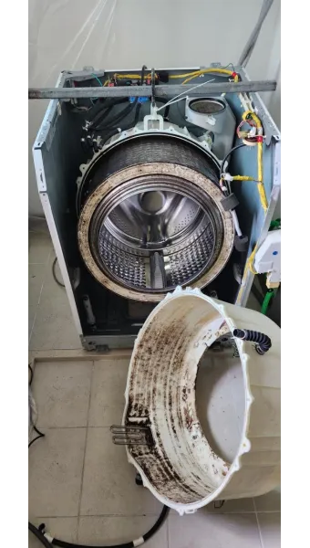 세탁기 청소 전문업체 비용 10만원 해결 후기 통돌이 세탁기 청소하는방법에 관해_17