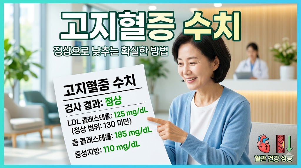 고지혈증 수치