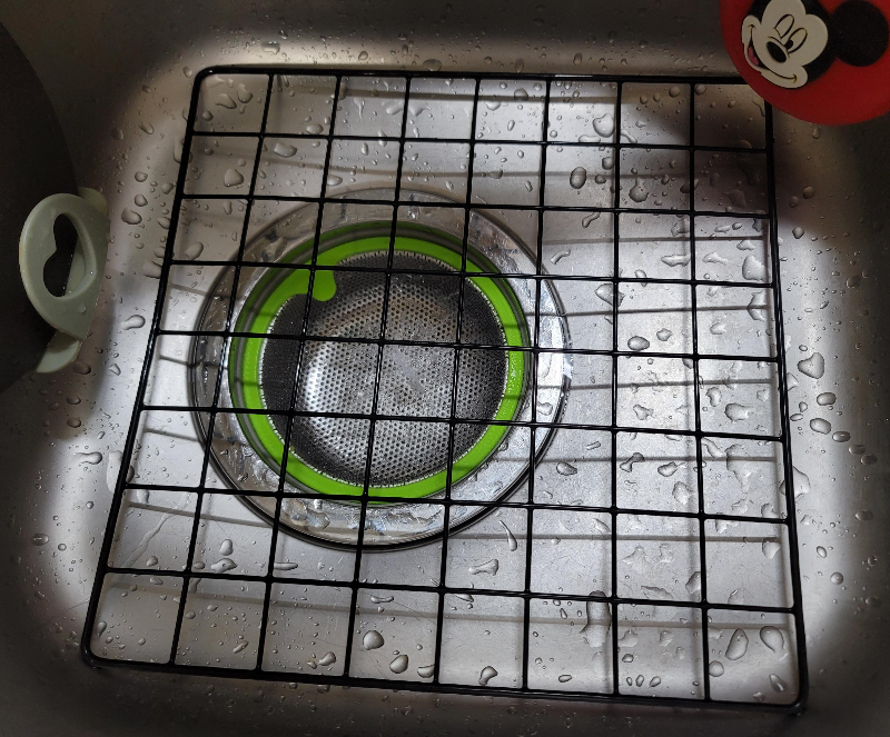 다이소 네트망 싱크대 설치