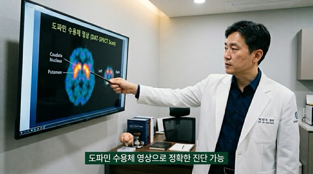 파킨슨병 약물 치료 원리 도파민"