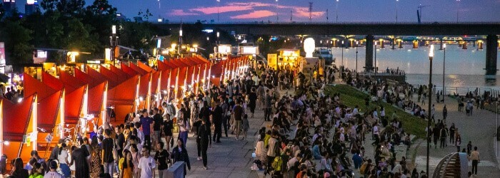 한강 달빛 야시장 즐기기1