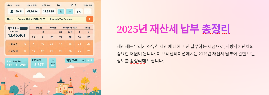 2025 재산세 납부 총정리