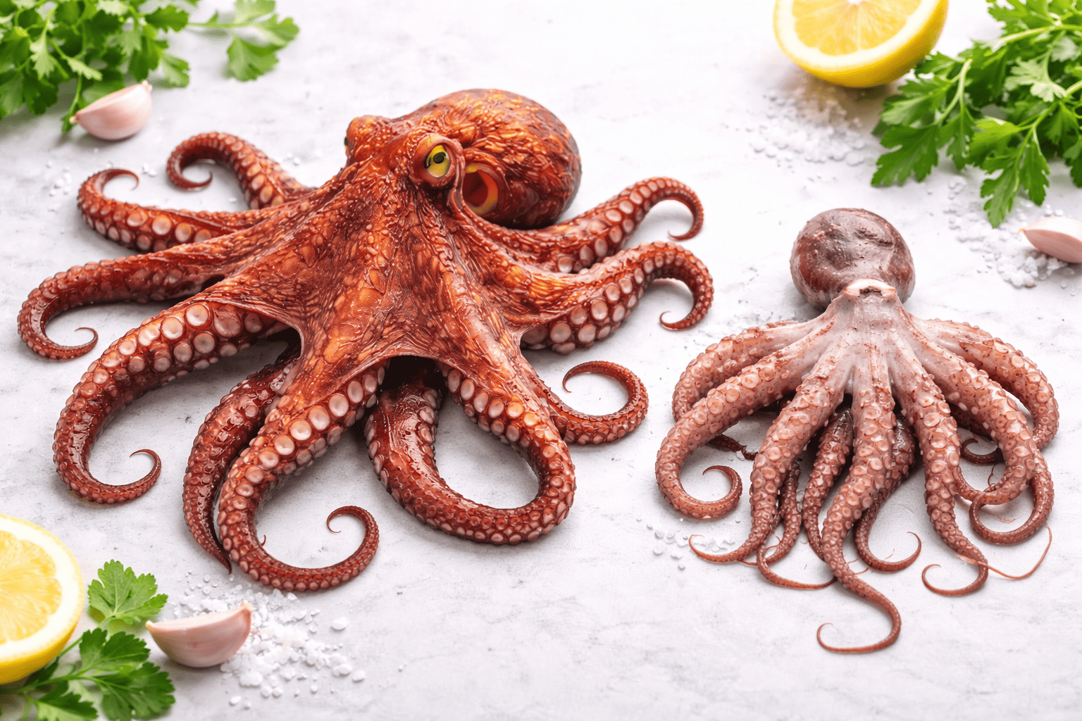 문어 vs 낙지 비교 (영양, 효능, 차이)