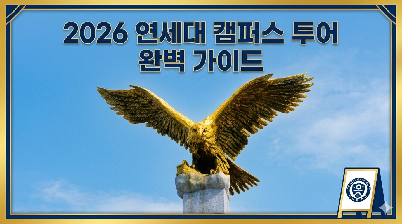 2026 연세대 캠퍼스 투어 완벽 가이드 신촌 독수리의 기운! 자녀의 공부 의욕을 깨우다.