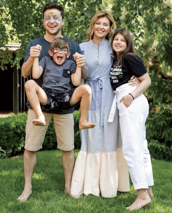 우크라이나 대통령 젤렌스키 부인 아내 올레나 나이 과거 직업