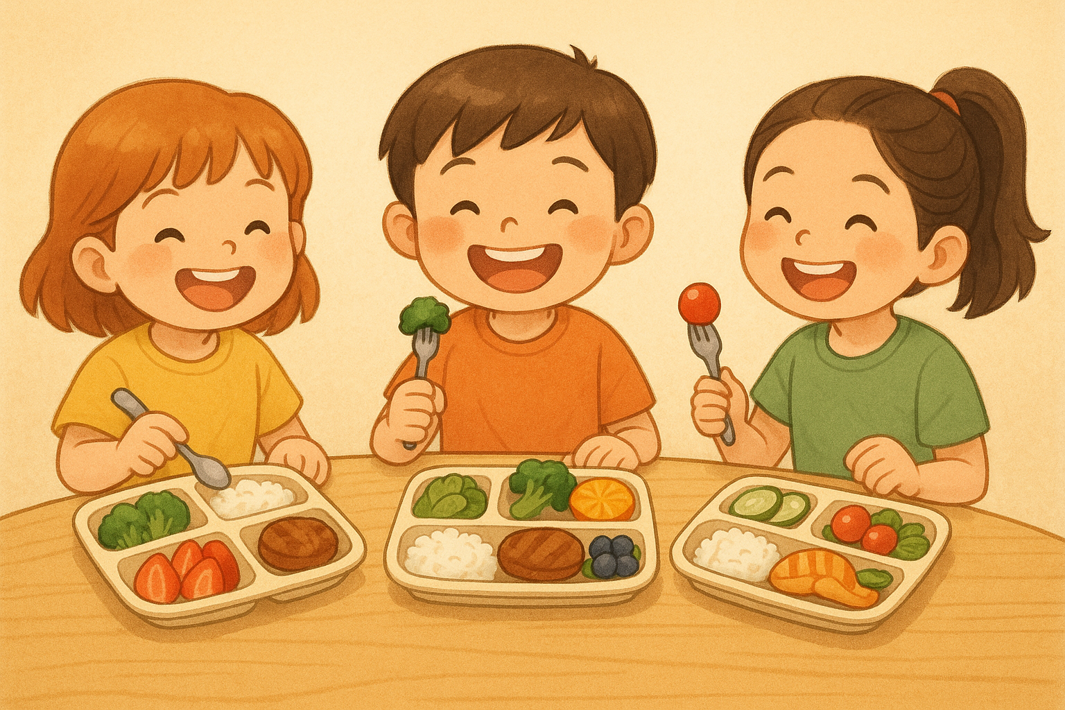 성장기 아이 식단 이미지
