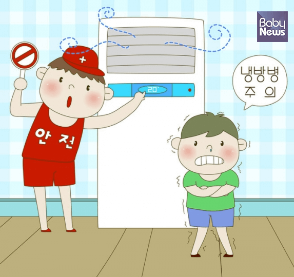 아기(어린이) 냉방병 증상
