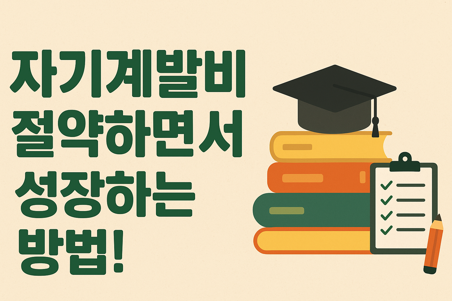 자기계발비 절약하면서 성장하는 방법