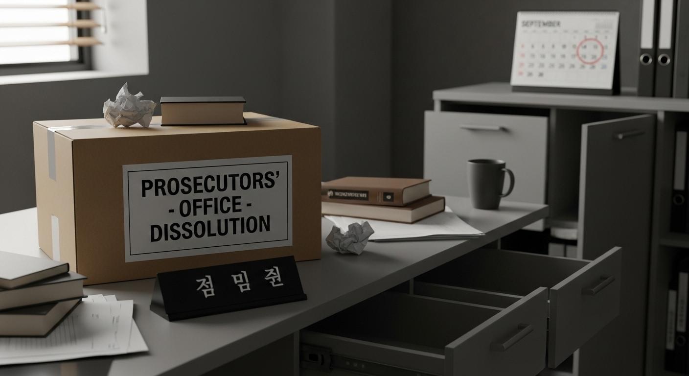 추석 전 검찰청 해체