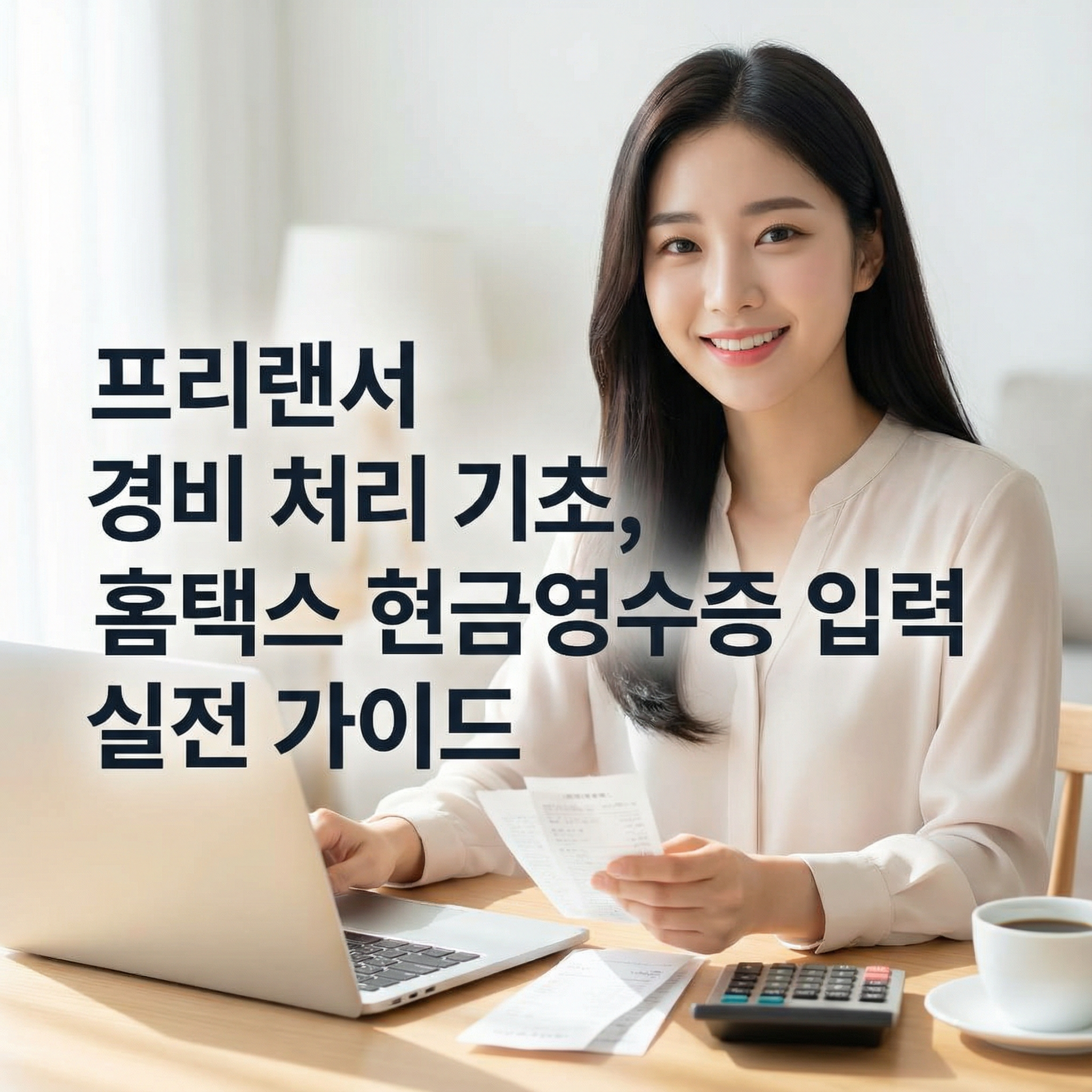 프리랜서 경비 처리 기초 ｜ 홈택스 현금영수증 입력 실전 가이드
