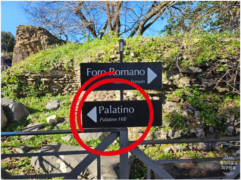 팔라티노 언덕에 가다.