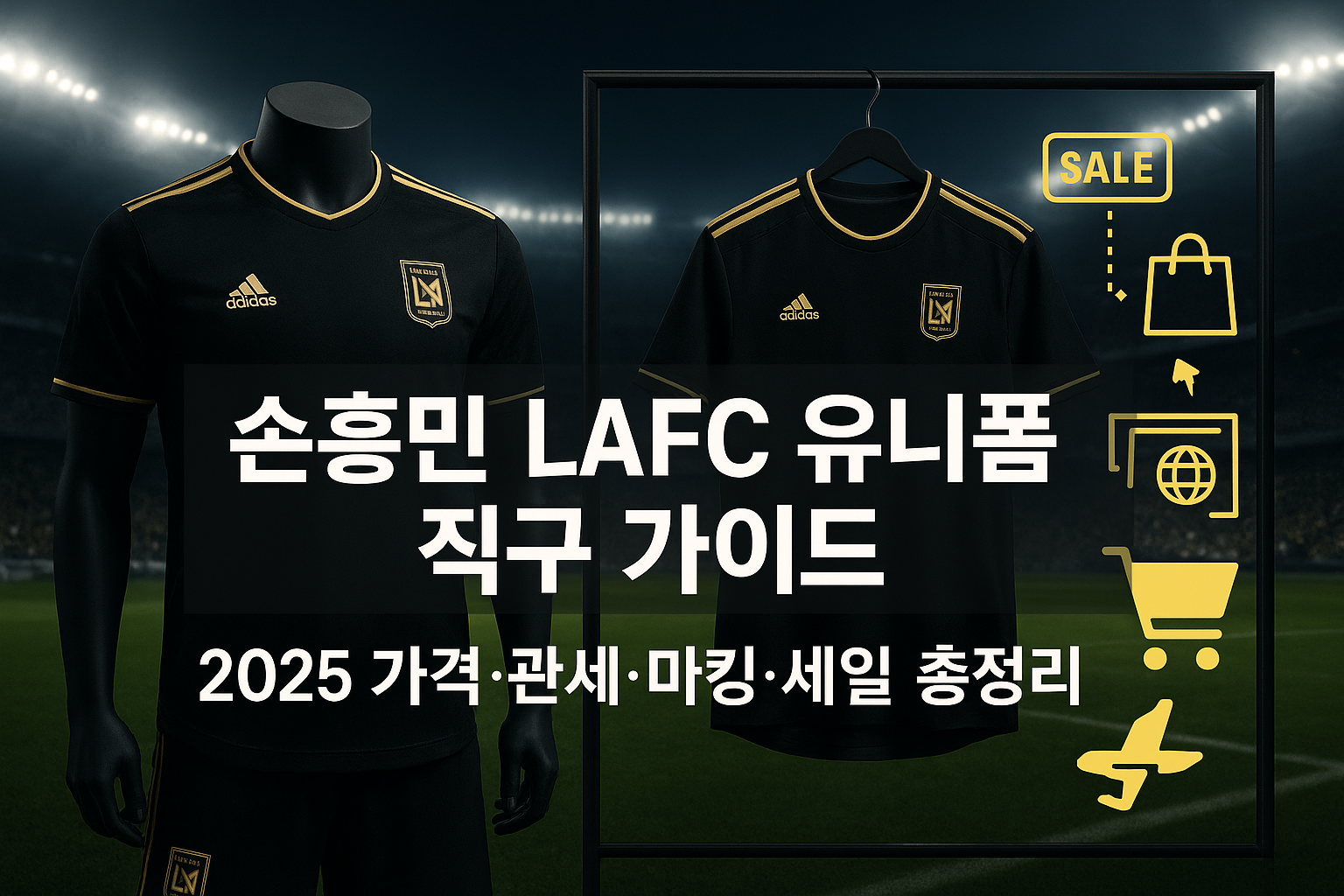 손흥민 LAFC 유니폼 직구 가이드 2025 가격.관세.마킹.세일 총정리