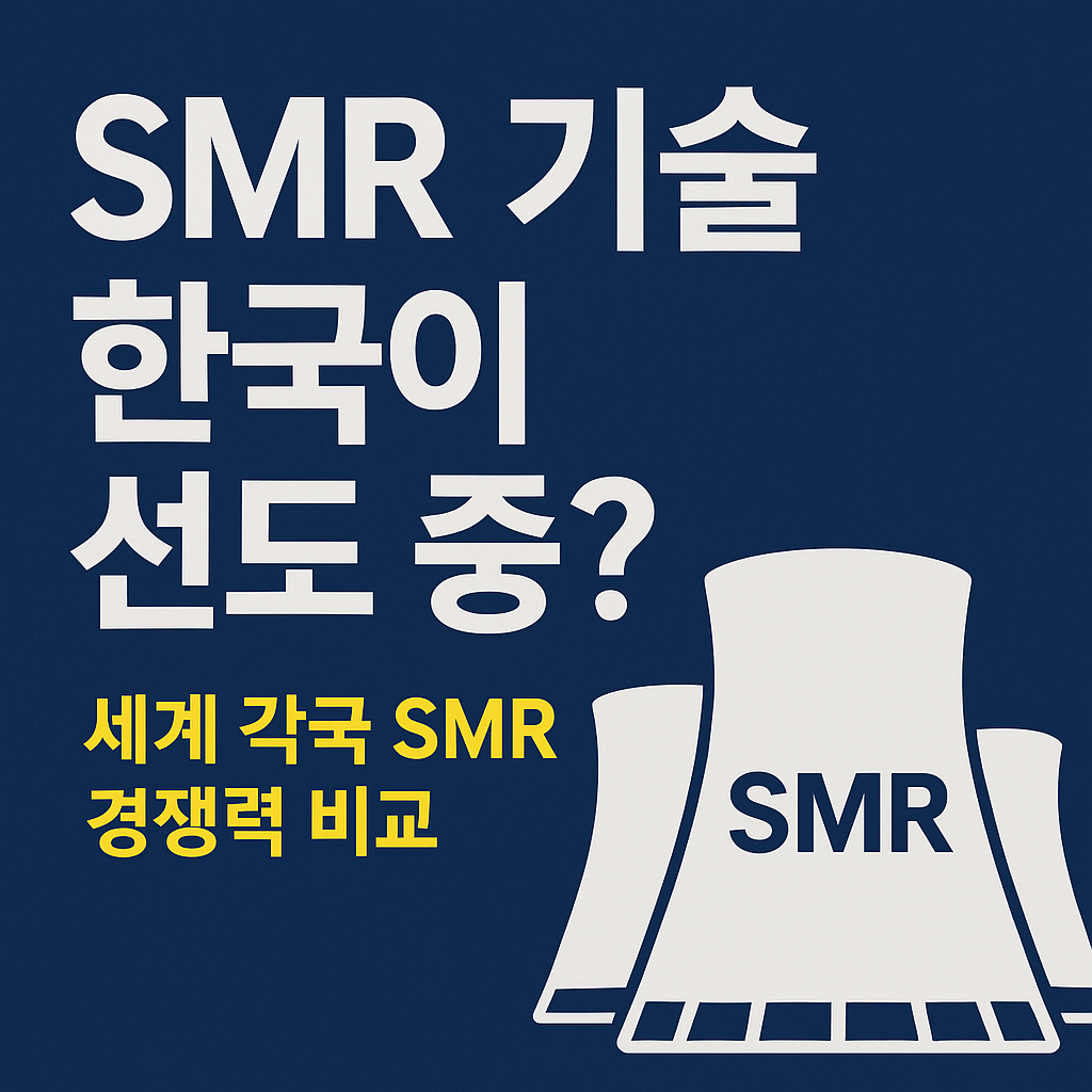 SMR 기술, 한국이 세계 선도하고 있다?｜미국·중국과 비교한 소형모듈원자로 경쟁력