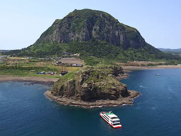 산방산 유람선 용머리 해안