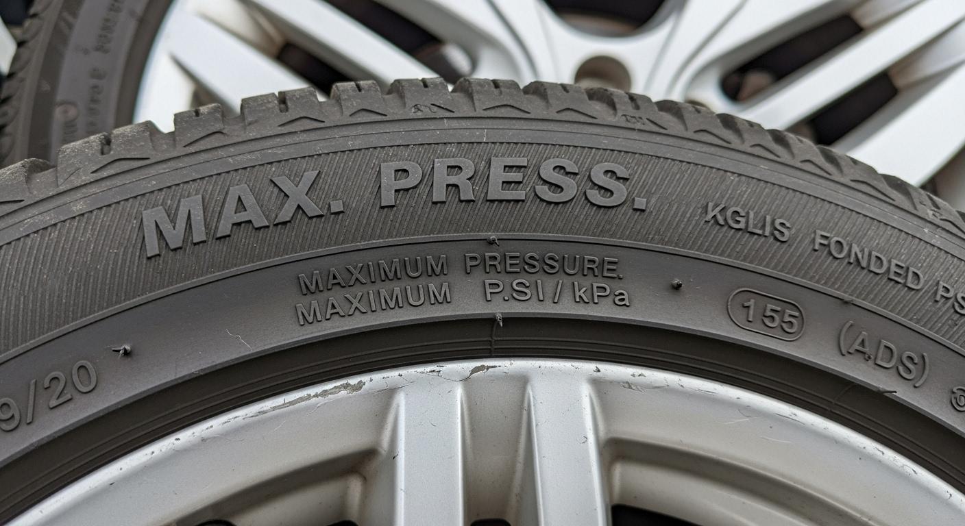 자동차 타이어 공기압 표시 읽는 법