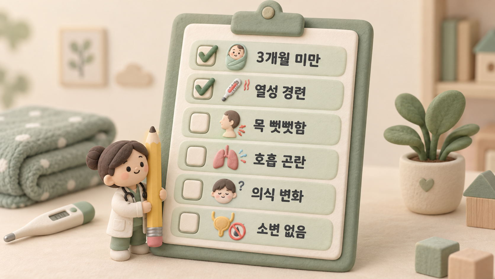 응급실 신호 체크리스트