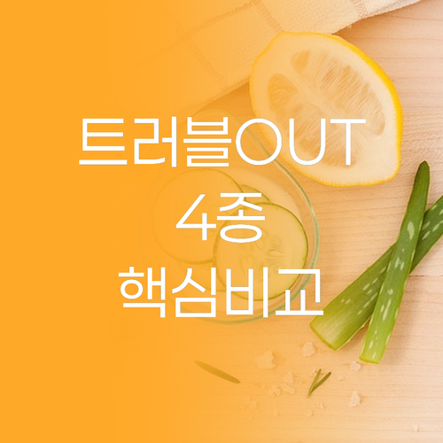 트러블 피지 고민 끝 리얼 홈케어 4..