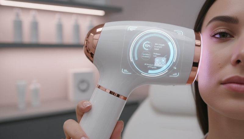 AI 기술로 피부 상태를 정밀 분석하는 스마트 뷰티 디바이스