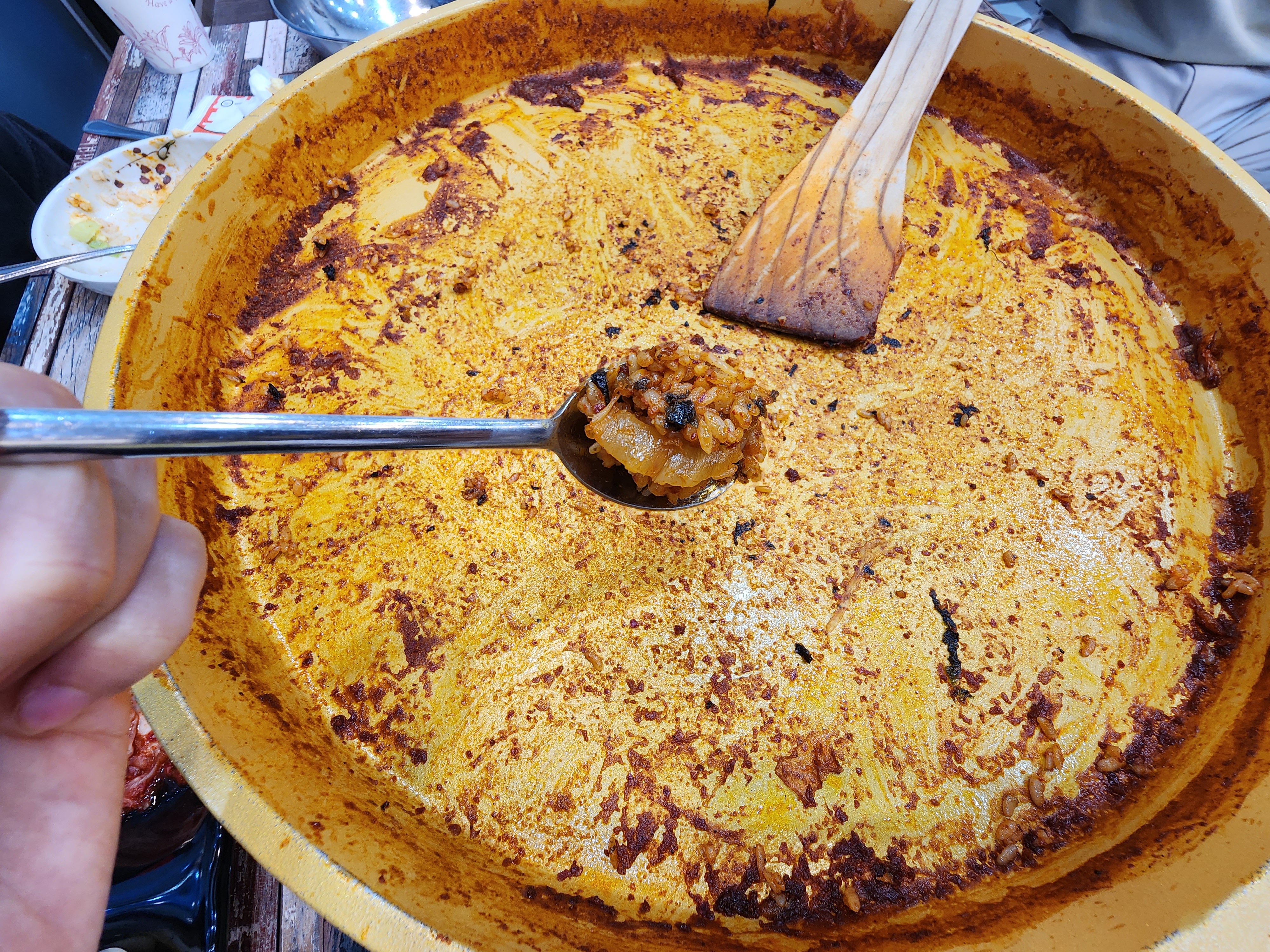 닭갈비 먹은 후 볶음밥