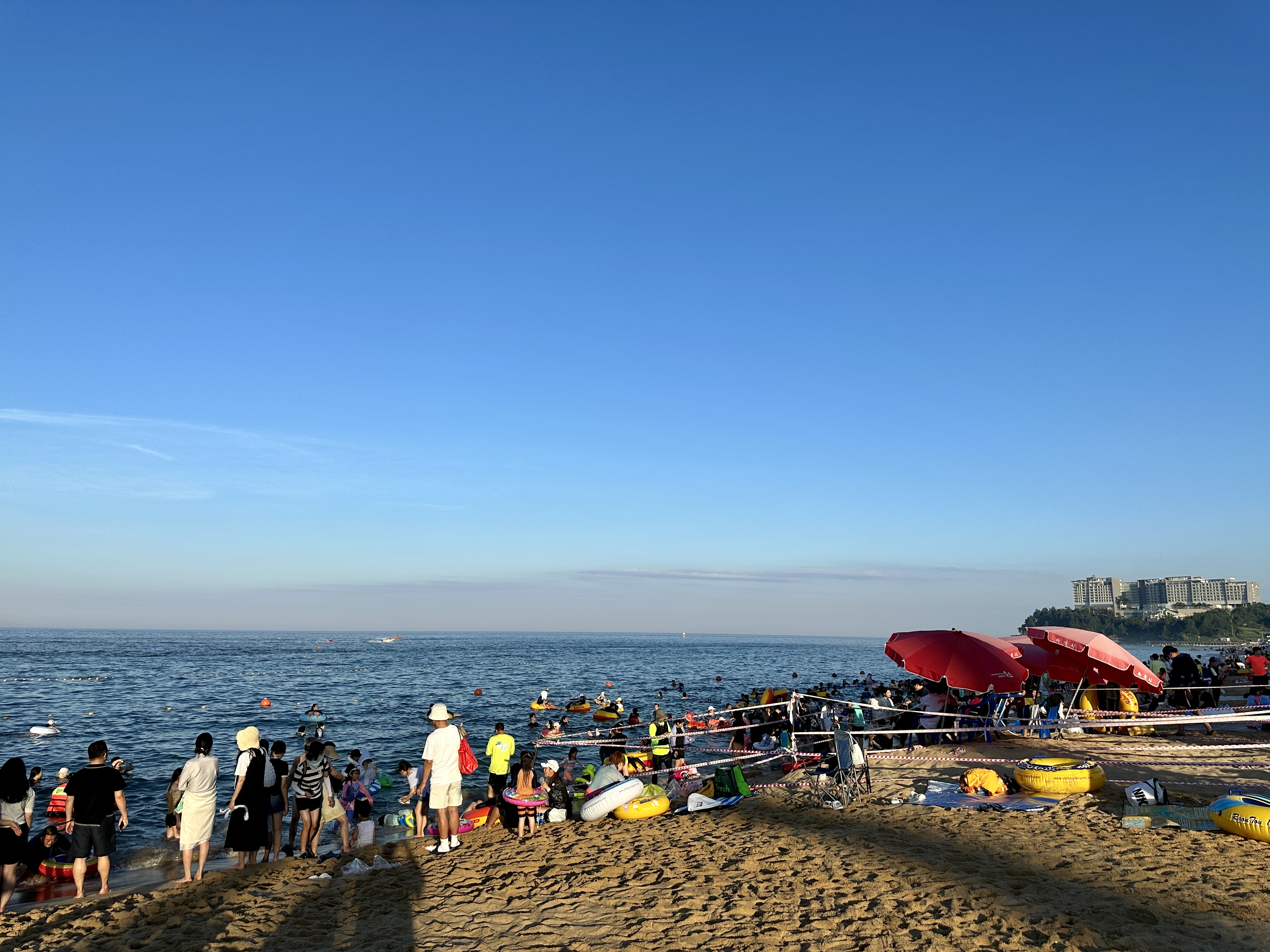 속초 해수욕장 풍경사진