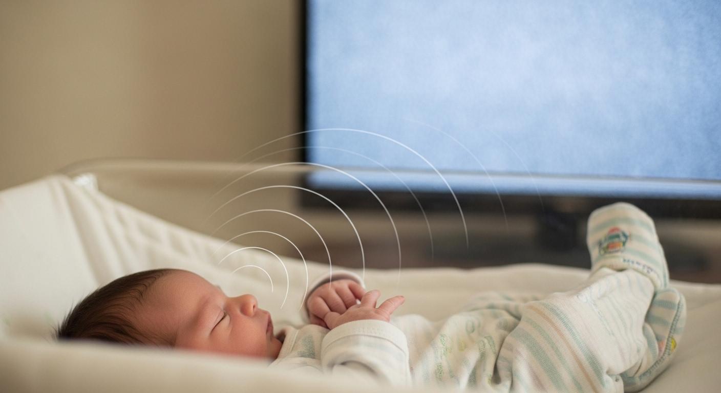 신생아 tv 전자파