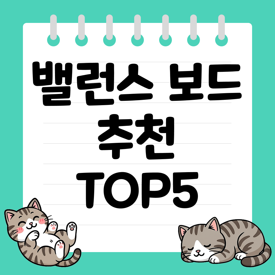 집에서 코어운동 되는 홈트용 밸런스 보드 추천 순위 TOP5