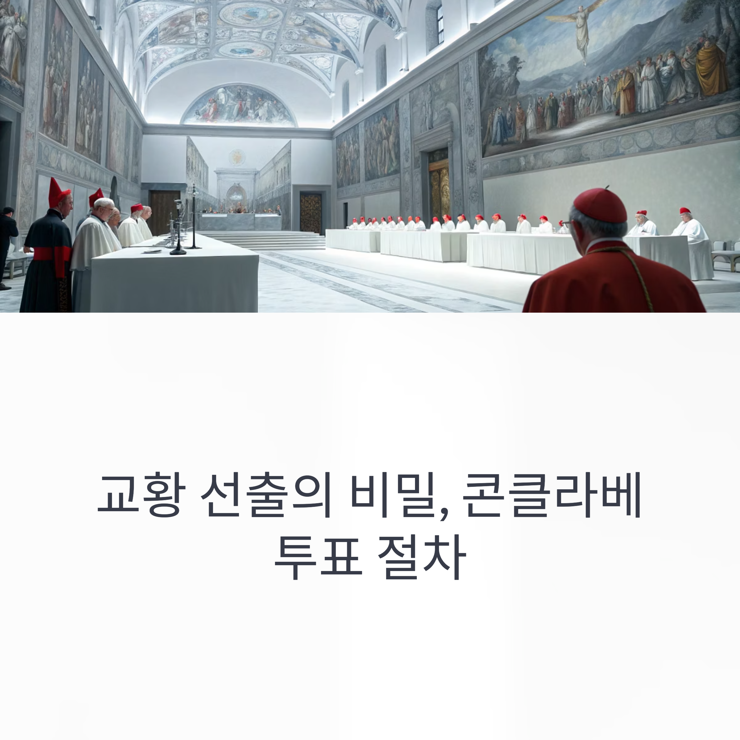 콘클라베 투표 진행 절차