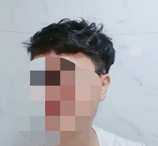 투블럭펌을-한-사람