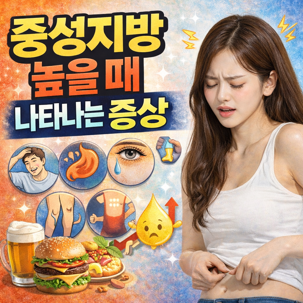 중성지방 높을 때 나타나는 증상