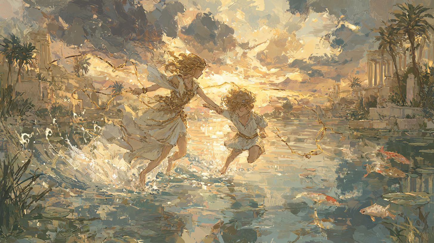 물고기자리: 아프로디테부터 변신, 사랑까지 - 공포 속에서도 끊어지지 않은 모성애의 기적