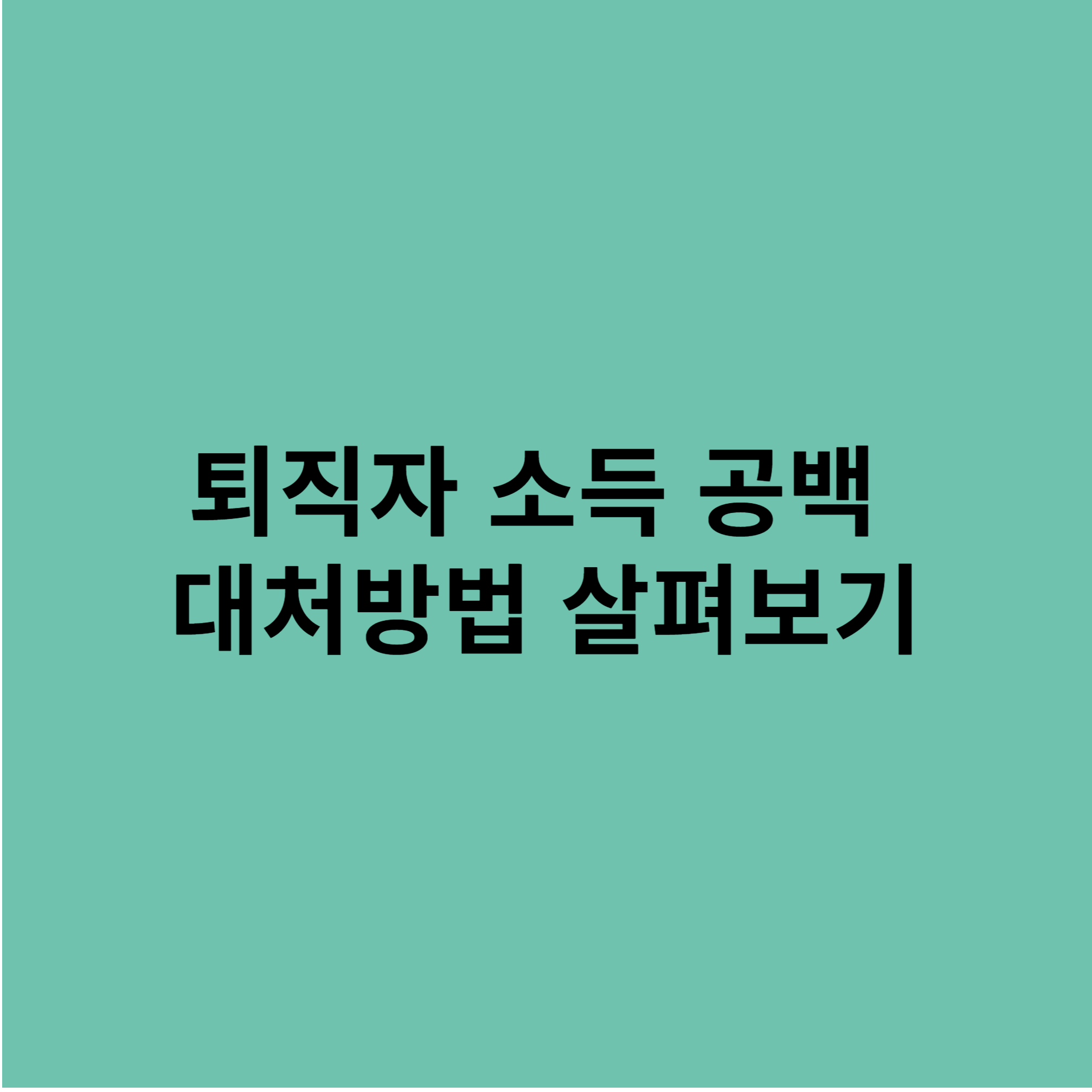 소득공백