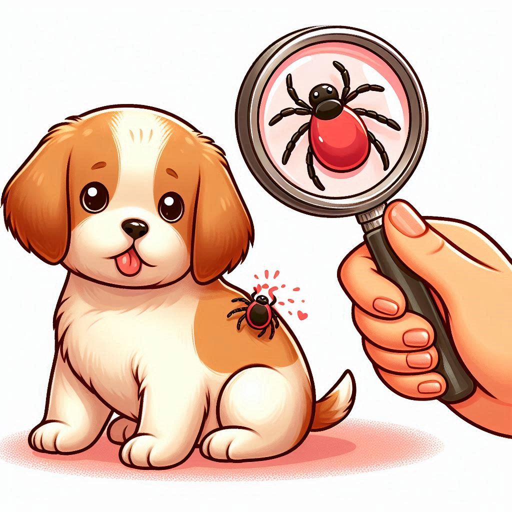 강아지 진드기1