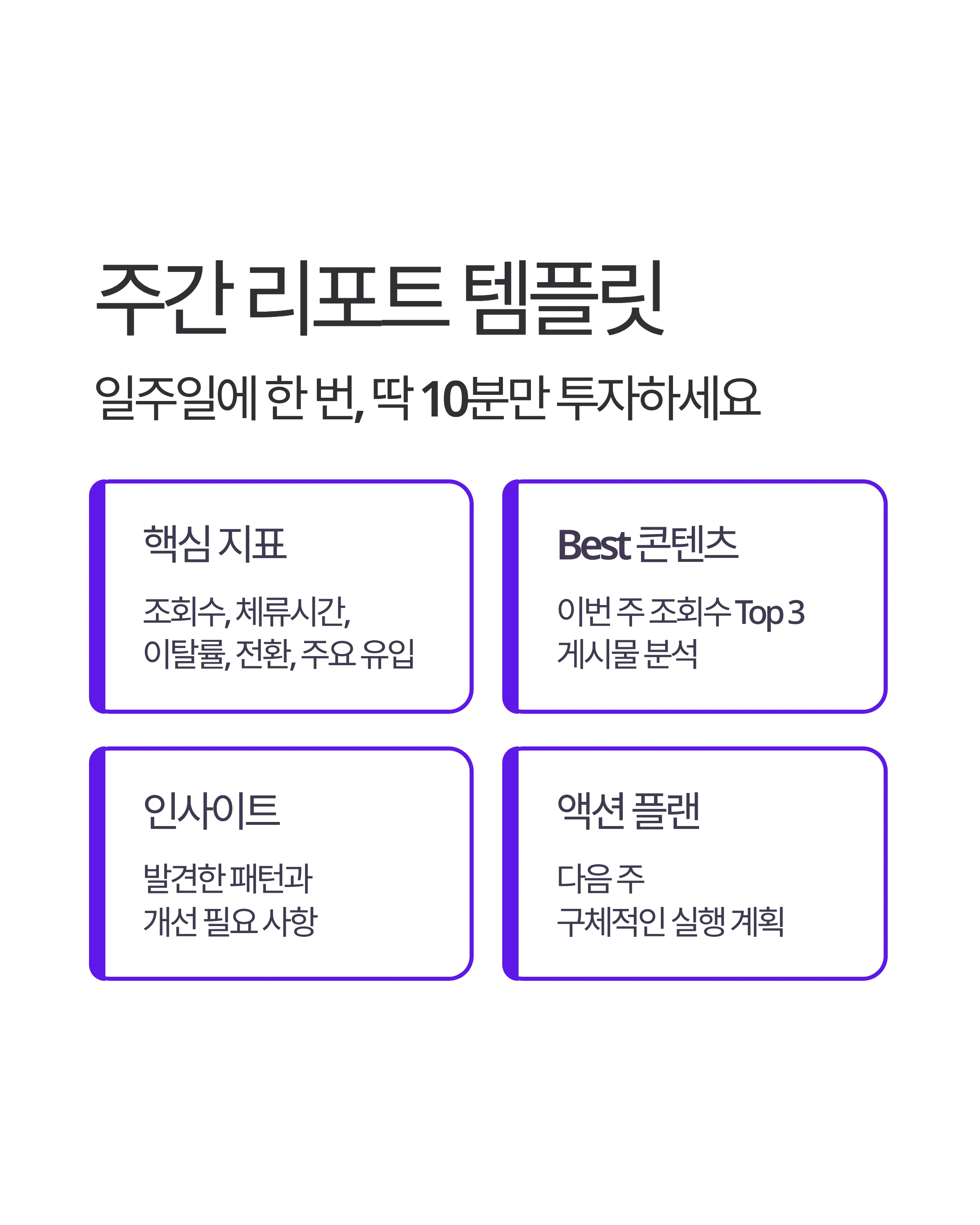 구글 애널리틱스 핵심 5가지 지표