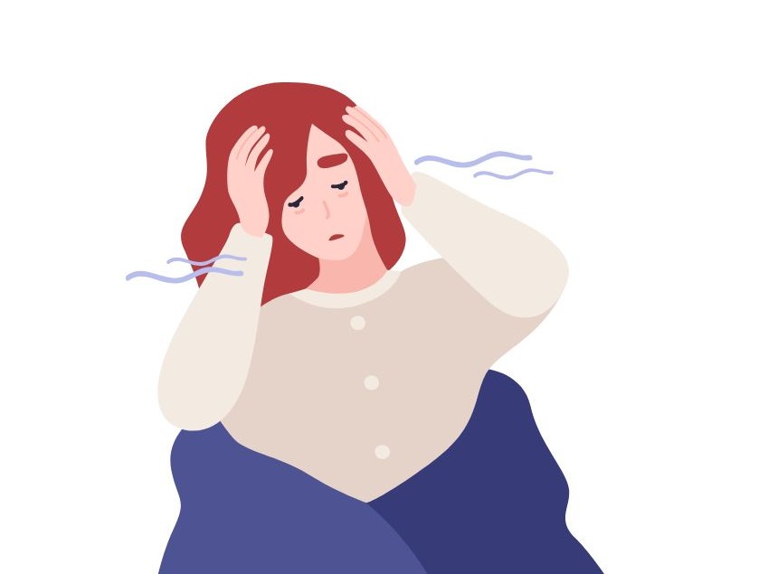 머리가 찌릿찌릿 아파요