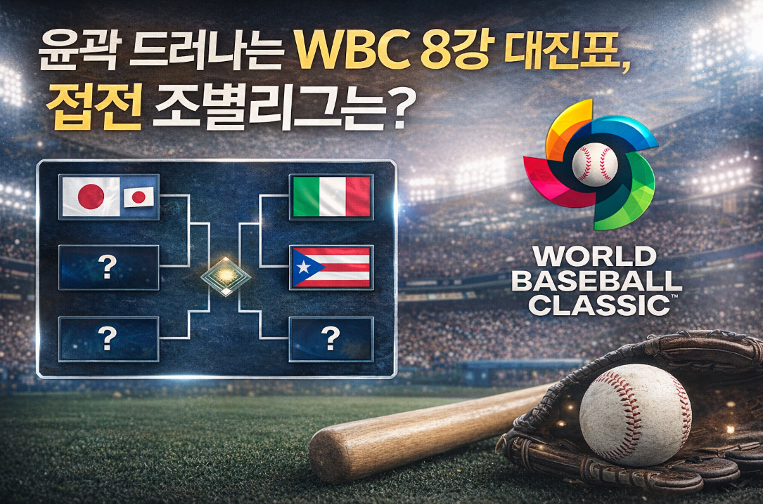 2026 WBC 8강 대진표 확정, 이 조합이면 우승은?